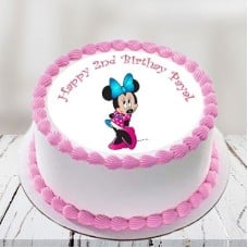 Minnie Mouse Photo Cake (3 Kg)