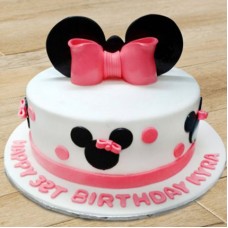 Disney Minnie Mouse Cake (1.5 Kg Fondant Cake)