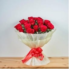 Premium Red Roses Bunch (12 Roses)