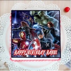 Avengers Endgame Photo Cake (1 Kg cake)