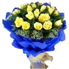 Yellow Roses Bouquet Large (50 Roses)