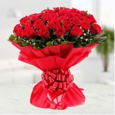 Red Roses Bouquet Large (75 Roses)