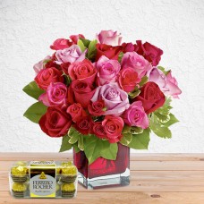 Everything'S Rosey-With Free Chocolates (Small)