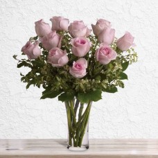 A Dozen Pink Roses (Small)