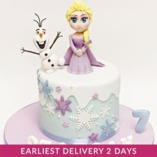 Olaf Cake