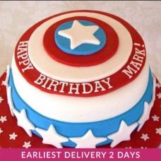 Captain America Cake