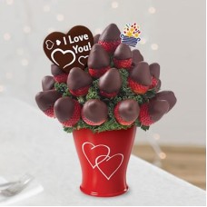 Sweetheart Bouquet With Belgian Chocolate Pop