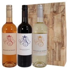 Marques de Somera Red white rose (Red white and pink Marques de Somera in a luxury gift box)
