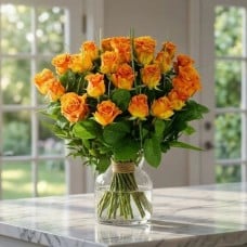 25 Orange/salmon pink (25 Orange/salmon pink with foliage)