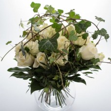 White Roses And Ivy (Small)