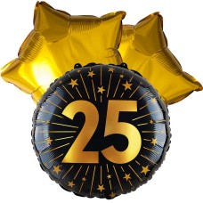 Balloonbouqet 25th birthday