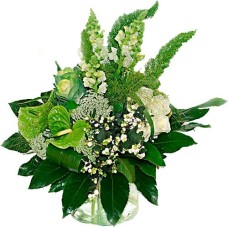 Sympathy bouquet white bouquet grouped (Standard (S))