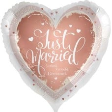 Just Married balloon