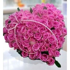 Elegant Sweetheart (60 Pink Roses)