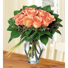 Peachy Roses (20 Peach Roses)