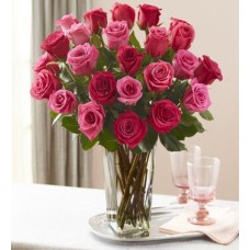 Beautiful Choice (12 Pink And  12 Red Roses)