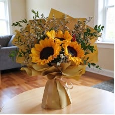 Bouquet of 3 Sunflowers (Classic)