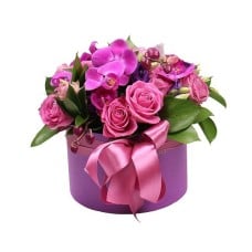 Pink Flowers Box