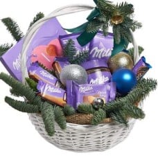Gift basket Holiday miracle