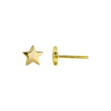 9kt Gold Lucky Star Studs