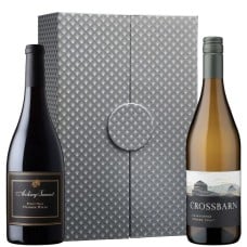 A Tale of Terroir: Pinot And Chardonnay with Silver Gift Box