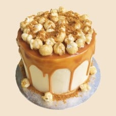 Caramel Popcorn Cake