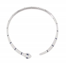 SERPENT SILVER CHOKER