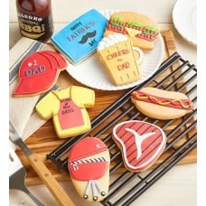 Father's Day Artisan Iced Cookies (Father's Day Artisan Iced Cookies - set of 5)