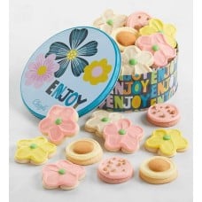 Enjoy Gift Tin - Buttercream-Frosted Cookies