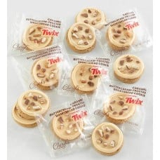 Caramel Buttercream-Frosted Shortbread Cookies made with TWIX® Flavor Box
