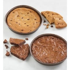 Monster Chocolate Chip Cookie & Monster Fudge Brownie