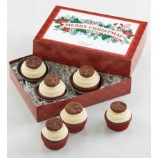 Buttercream-Frosted Red Velvet Cupcakes
