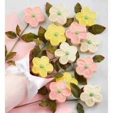 Buttercream Frosted Long Stemmed Cookie Flowers®