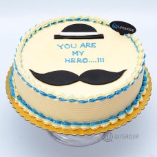 You are my Hero Ribbon Cake