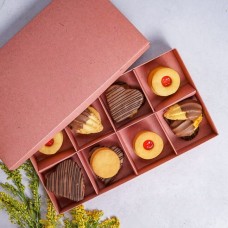 Chocolate Coated All Butter Cookie Selection 24 Pcs