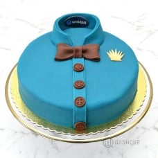 Evening Suit Ribbon Cake