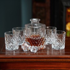 Galway Crystal Renmore Decanter & Glasses Set
