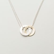 A Beautiful Heart CroÃ­ Ã¡lainn Double Silver/Gold Pendant
