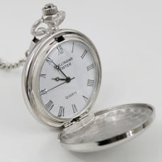 Personalised Mullingar Pewter Trinity Knot Pocket Watch