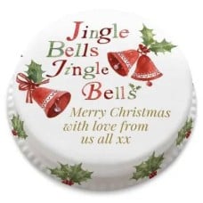 Jingle Bells Cake (letterbox gift cake (serves 2-4))