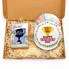 Grandad's Day Socks Hamper (Letterbox Cake Set (XS) Serves 2)