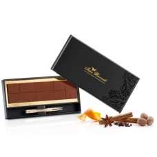12 Velvet Truffles Festive Spice - Forks, Ribbon &amp; Gold Foil