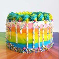 Rainbow Cake (Six inch)