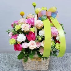 Carnation Basket (Premium(L))