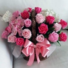 artificial flower, soap rose petal - 02
