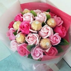 artificial flower, soap rose petal - 22