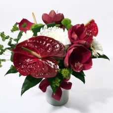 Red Desire- anthuriums, amaryllis, roses (Classic)