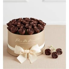 Fleur De Chocolate Belgian Dark Chocolate Roses (Classic (21 Chocolate Roses))