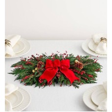 Velvet Evergreen Preserved Cedar Centerpiece