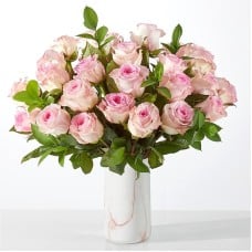 Fairytale Pink Rose Bouquet (12 Roses)